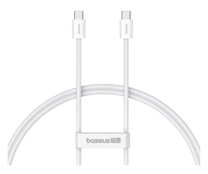 Kabel Baseus Kabel Superior Series ll USB-C - USB-C 30W 480Mb/s 1m biały